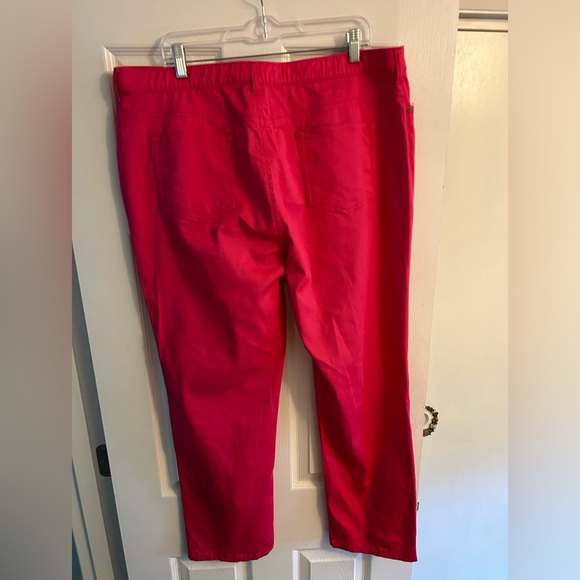 American Sweatheart Solid Pink Pants Trouser Size 20 - Picture 4 of 12